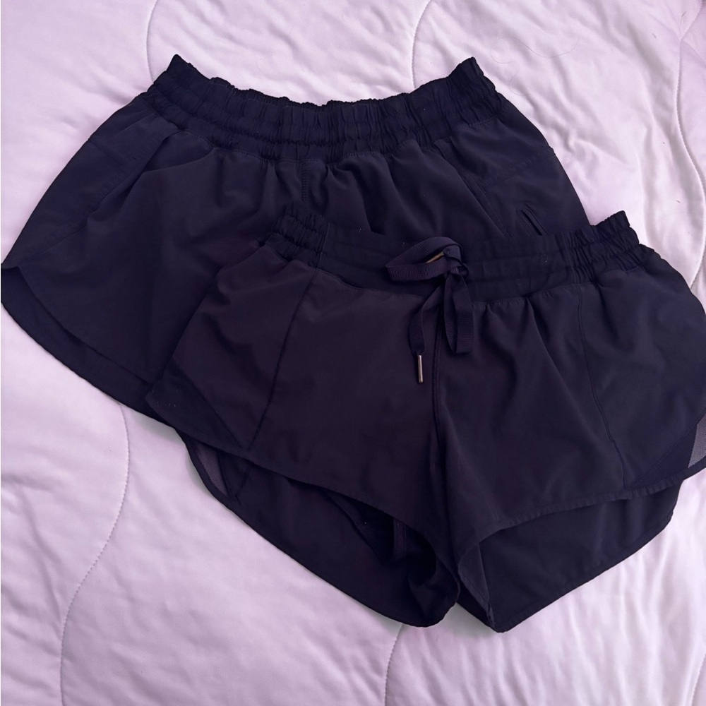 Lululemon black shorts bundle size 6